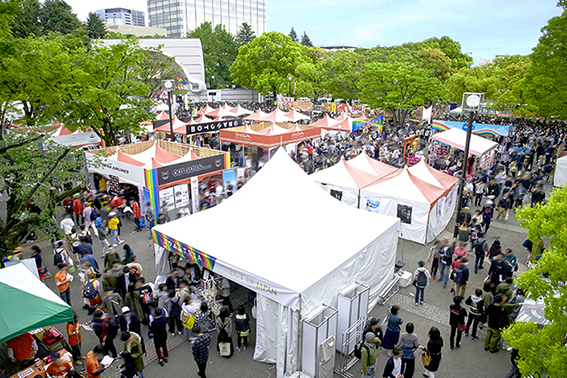 制作実績 屋外イベント設営 運営 ステージ装飾 ハンズプロ株式会社