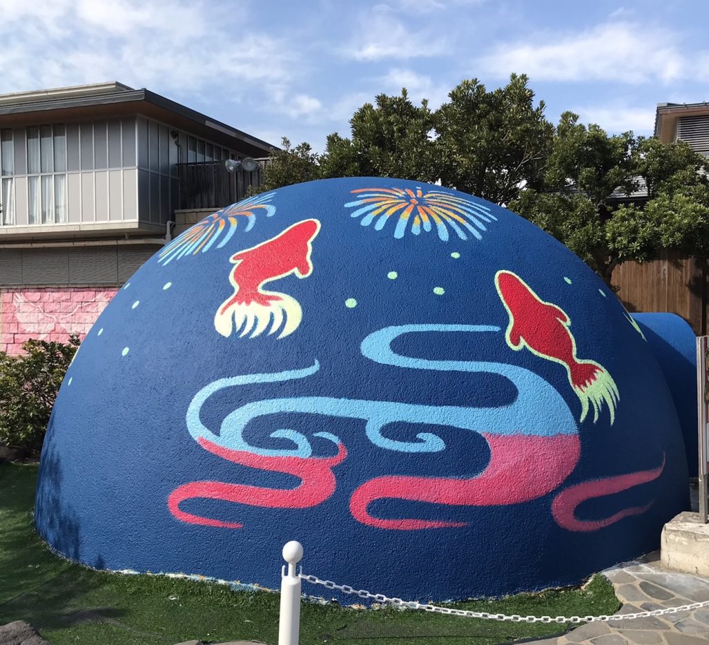 2022年空洞の湯金魚デザイン】大江戸温泉物語浦安万華郷様