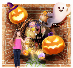 トリックアート ライト版 ハロウィンランド かぼちゃ 購入可能 簡単設置