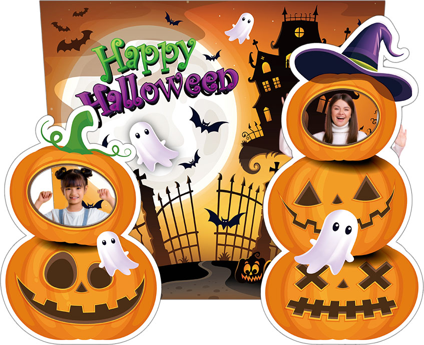 ハロウィン顔はめパネル