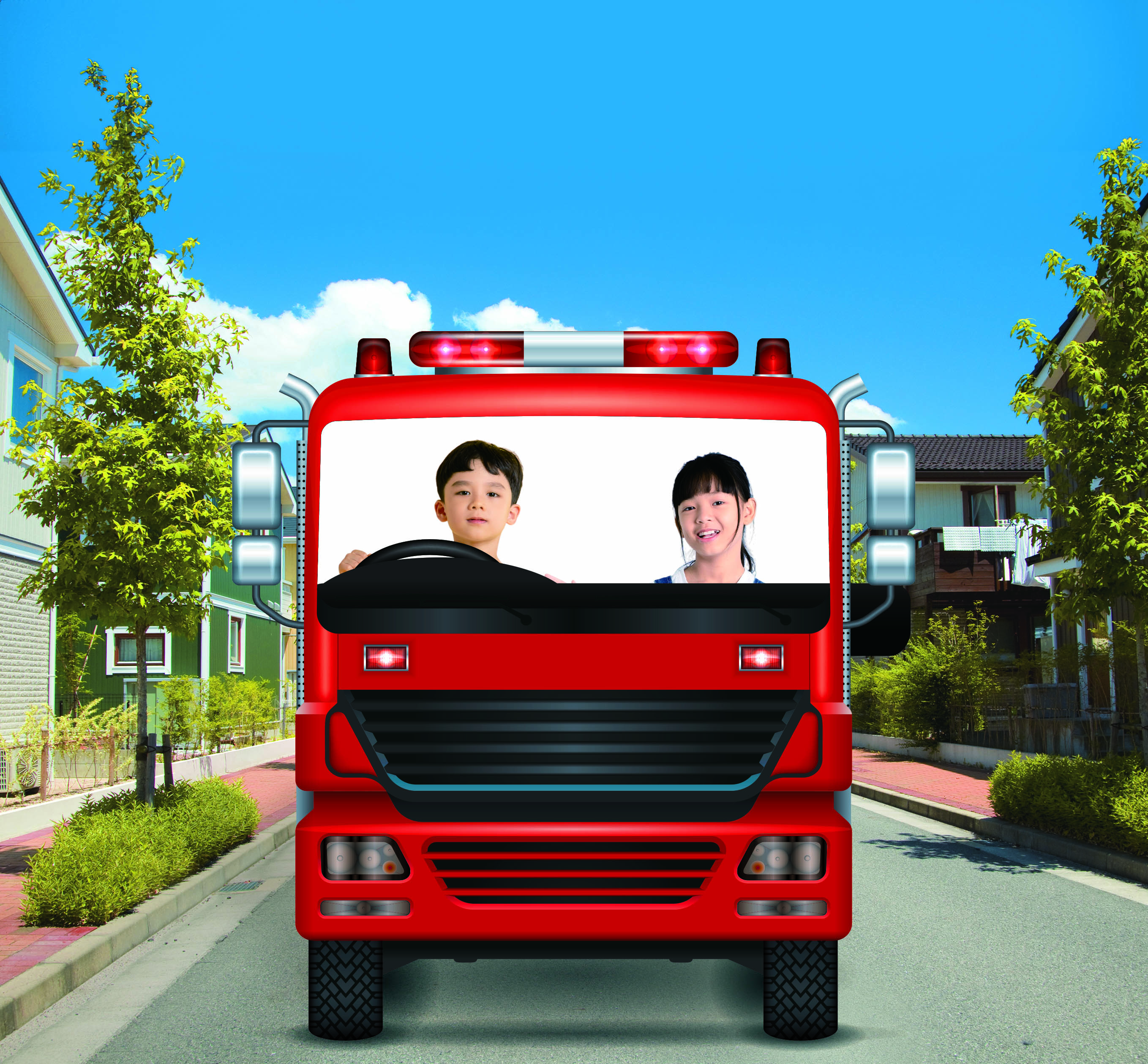 消防車に乗ろう!