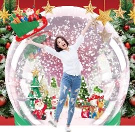 クリスマス　スノードーム 