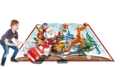 飛び出す絵本のクリスマス