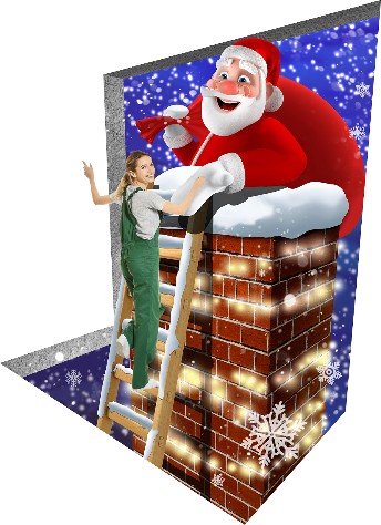 煙突からメリークリスマス